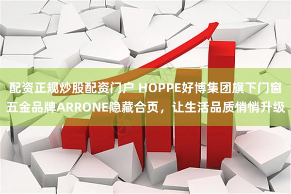 配资正规炒股配资门户 HOPPE好博集团旗下门窗五金品牌ARRONE隐藏合页，让生活品质悄悄升级